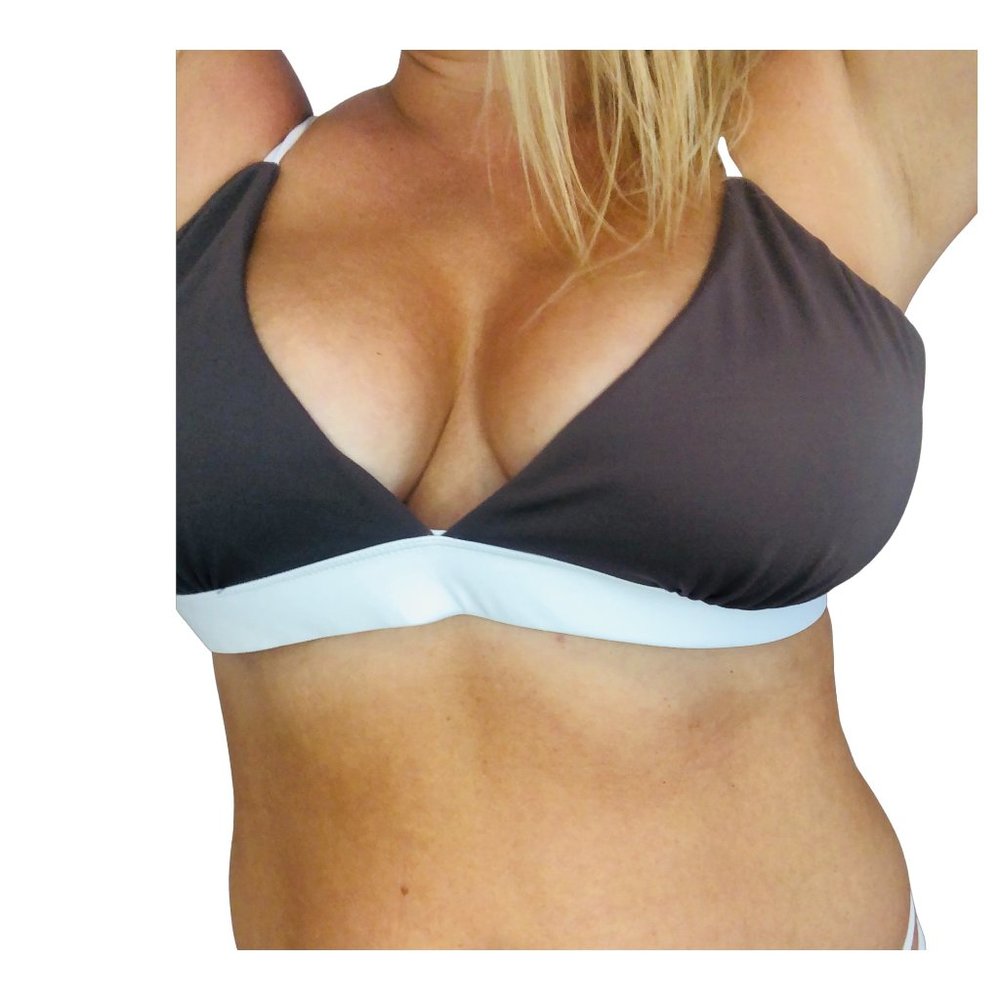 D+ FULL BUST TRIANGLE- BIKINI TOP